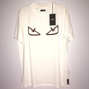 Fendi Red Monster Eyes Tee